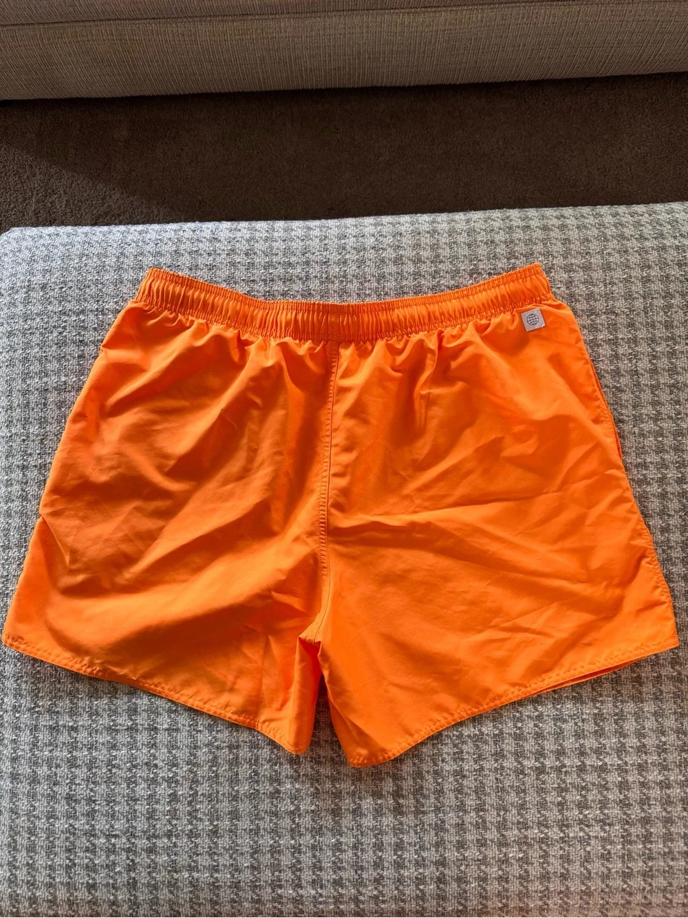 adidas Men’s Swim Shorts Orange Solid XL Regular Fit Swim Bottom (NWOT)